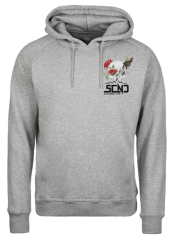 Love me till death - Designed by Nono - Unisex Hoodie aus Bio Cotton & Recyclinganteil Frontside